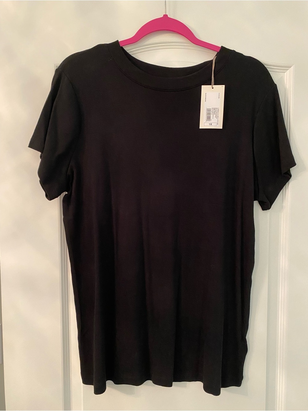 a new day Black Short-Sleeve Crewneck Tee